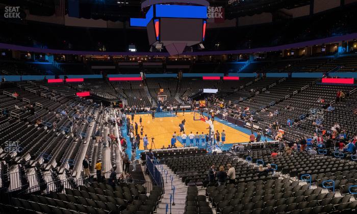 Paycom Center - Section Lower Terrace 202 Seat View