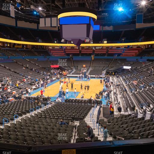 Paycom Center - Section Lower Terrace 214 Seat View