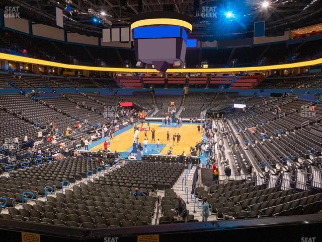 Paycom Center - Section Lower Terrace 214 Seat View