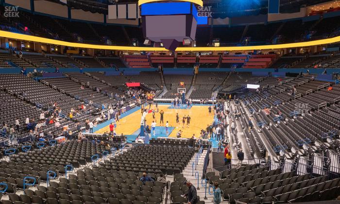 Paycom Center - Section Lower Terrace 214 Seat View