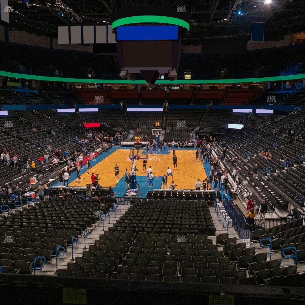 Paycom Center - Section Lower Terrace 215 Seat View
