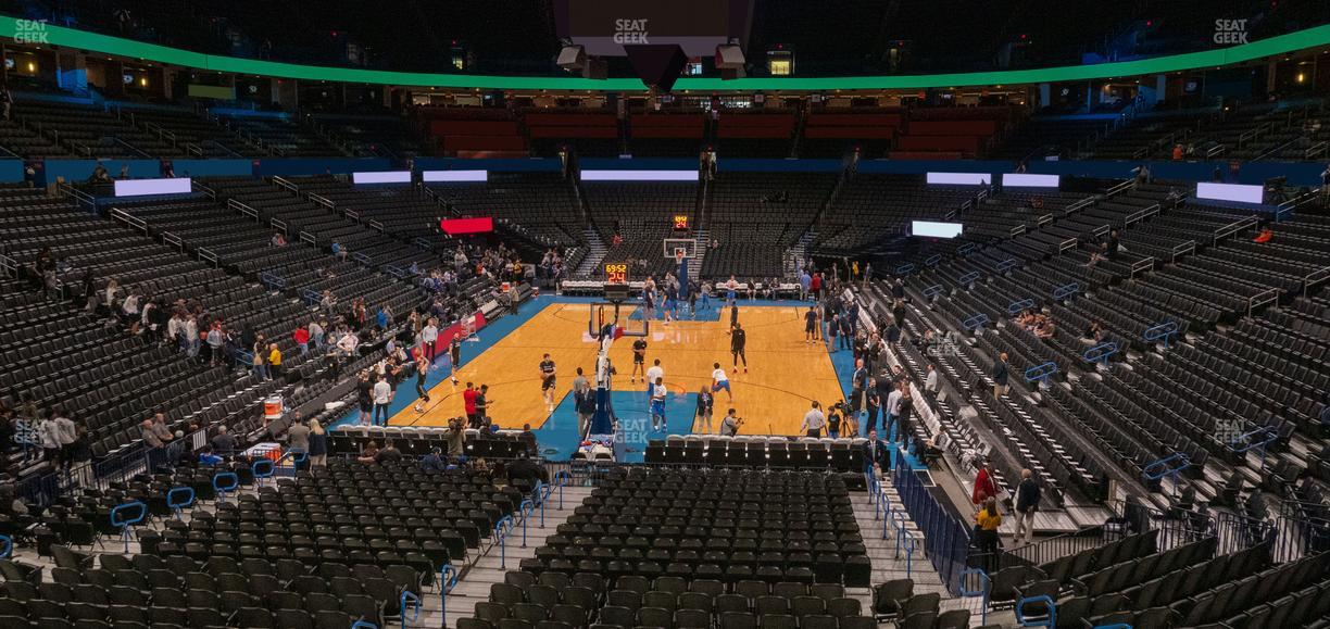 Paycom Center - Section Lower Terrace 215 Seat View