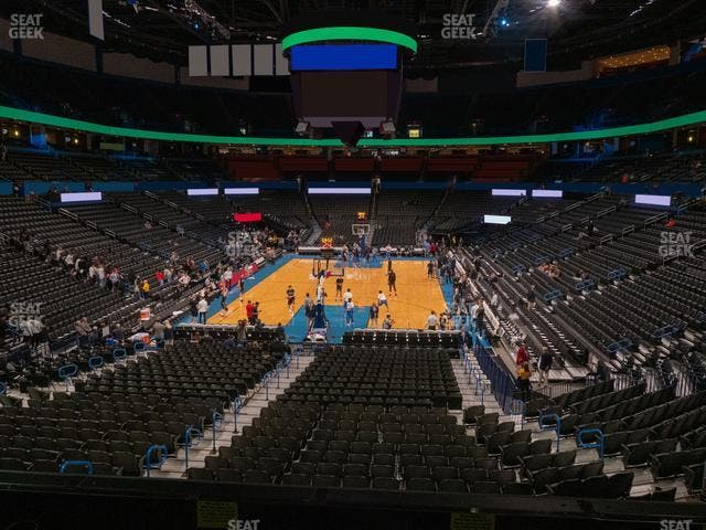 Paycom Center - Section Lower Terrace 215 Seat View