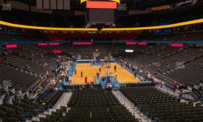 Paycom Center - Section Lower Terrace 216 Seat View