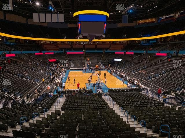 Paycom Center - Section Lower Terrace 217 Seat View