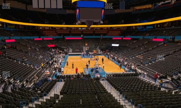 Paycom Center - Section Lower Terrace 217 Seat View