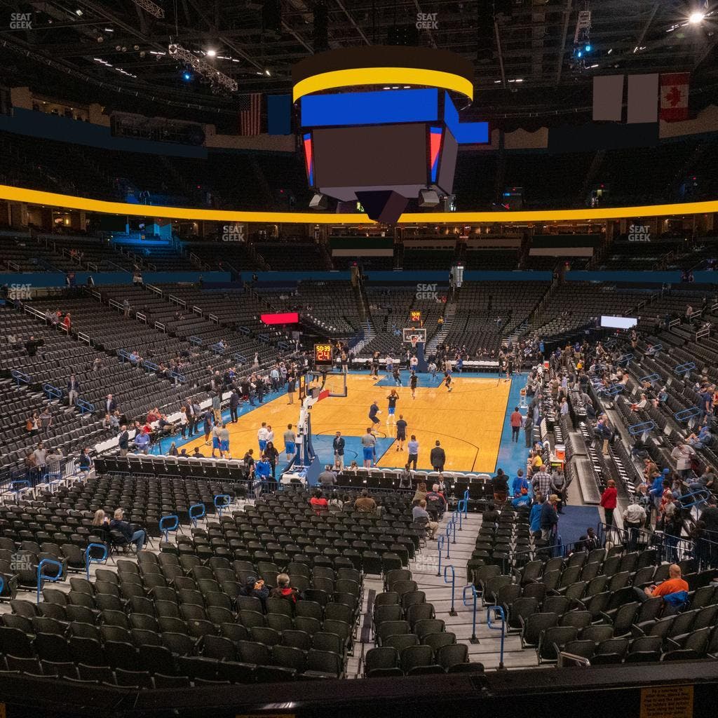Paycom Center - Section Lower Terrace 229 Seat View