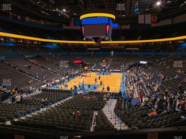 Paycom Center - Section Lower Terrace 229 Seat View