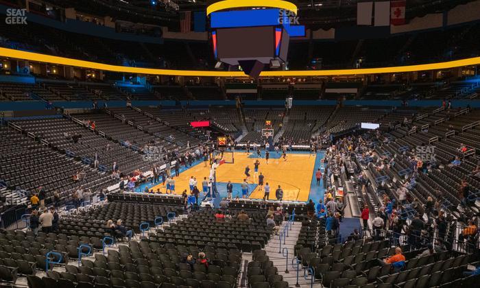 Paycom Center - Section Lower Terrace 229 Seat View