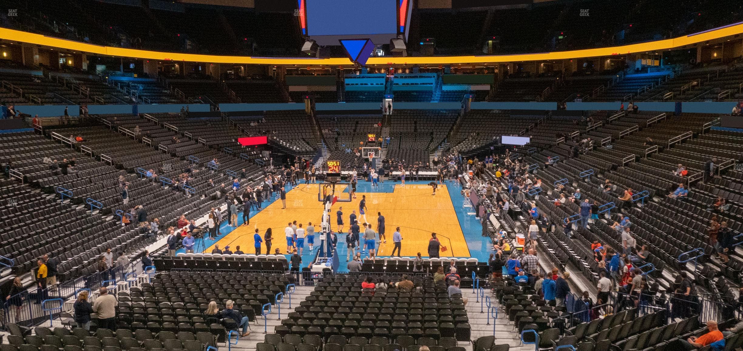 Paycom Center - Section Lower Terrace 230 Seat View