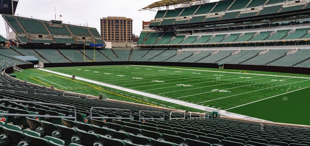 Paycor Stadium - Section 102 Seat View