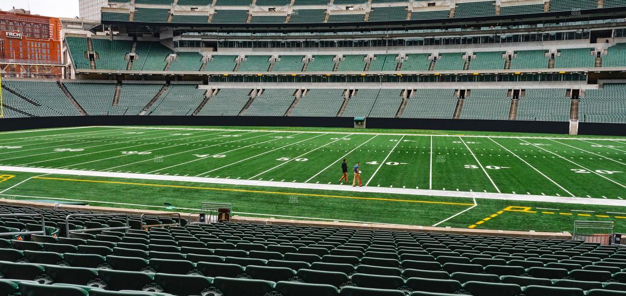 Paycor Stadium - Section 109 Seat View