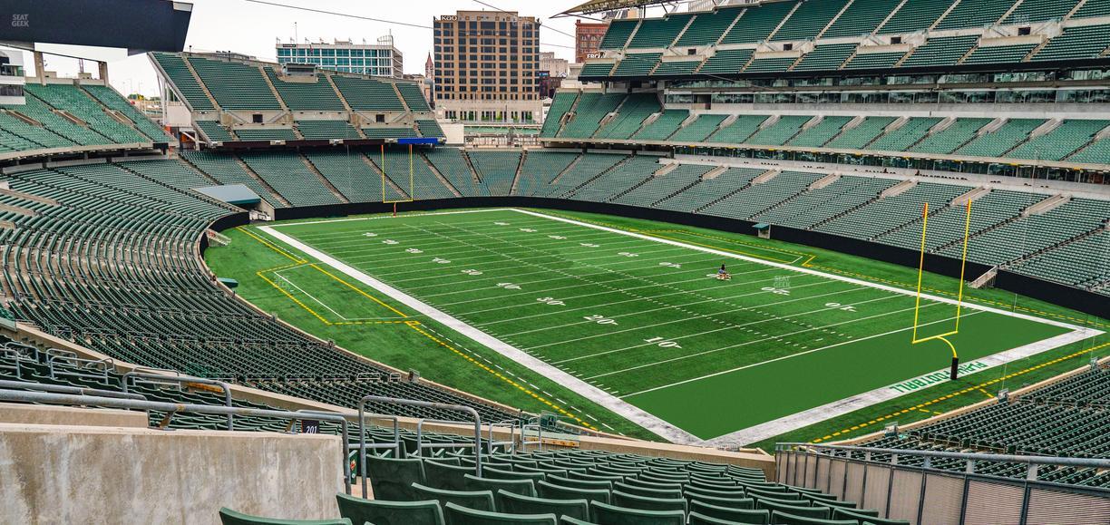 Paycor Stadium - Section 201 Seat View