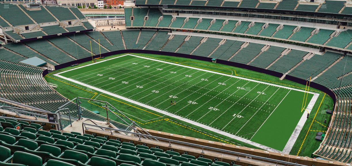 Paycor Stadium - Section 305 Seat View