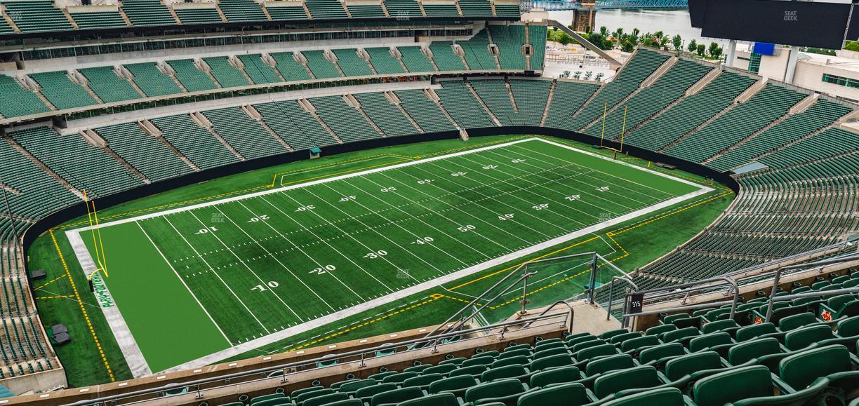 Paycor Stadium - Section 315 Seat View