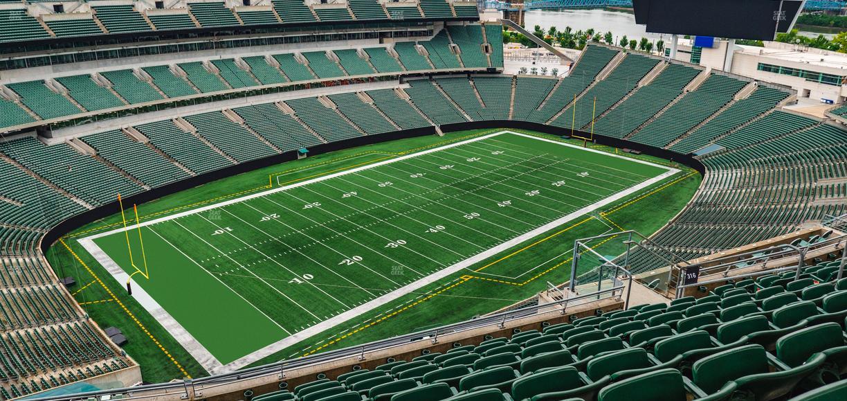 Paycor Stadium - Section 316 Seat View