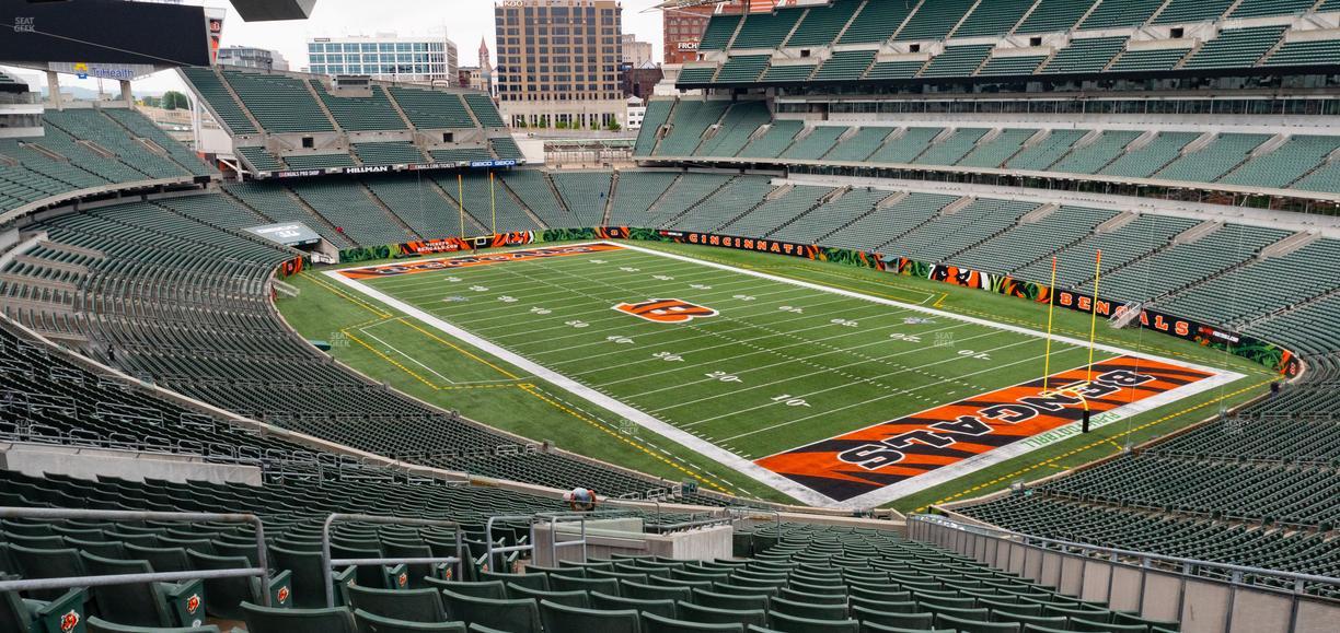 Paycor Stadium - Section Cabana 2 Seat View