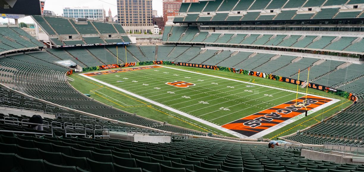 Paycor Stadium - Section Cabana 3 Seat View