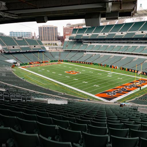 Paycor Stadium - Section Cabana 5 Seat View