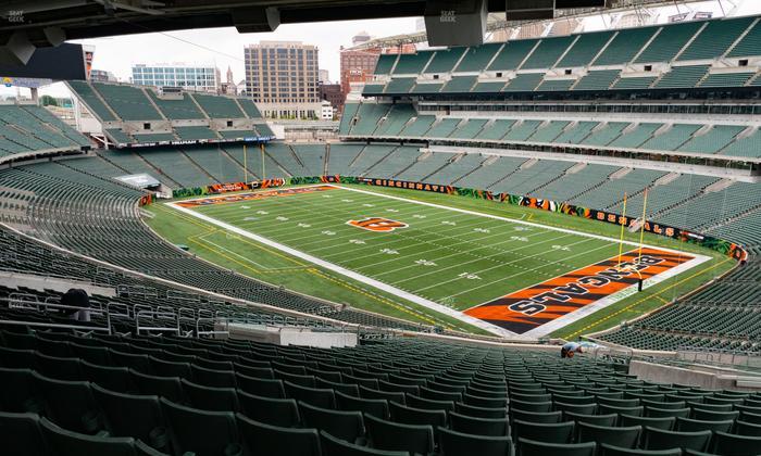 Paycor Stadium - Section Cabana 5 Seat View