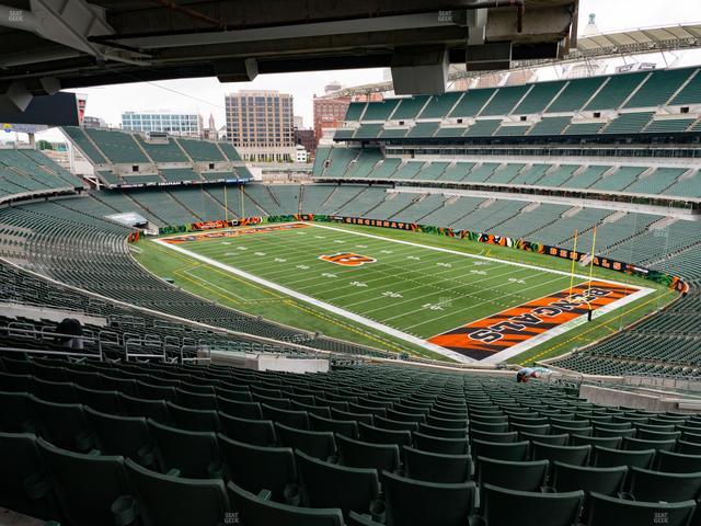 Paycor Stadium - Section Cabana 6 Seat View