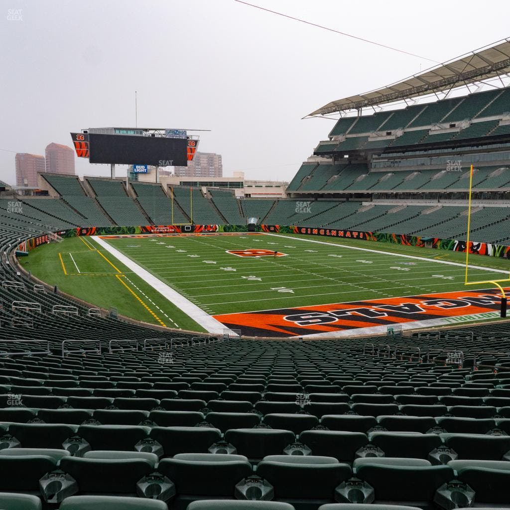 Paycor Stadium - Section Ga Sro Seat View