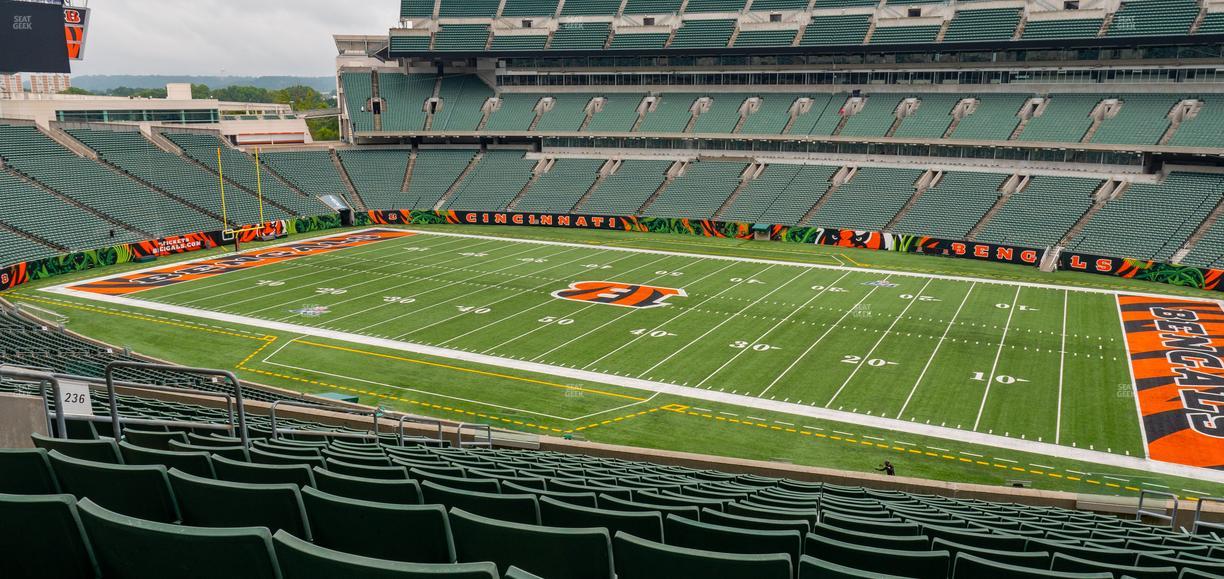 Paycor Stadium - Section Loge 14 Seat View