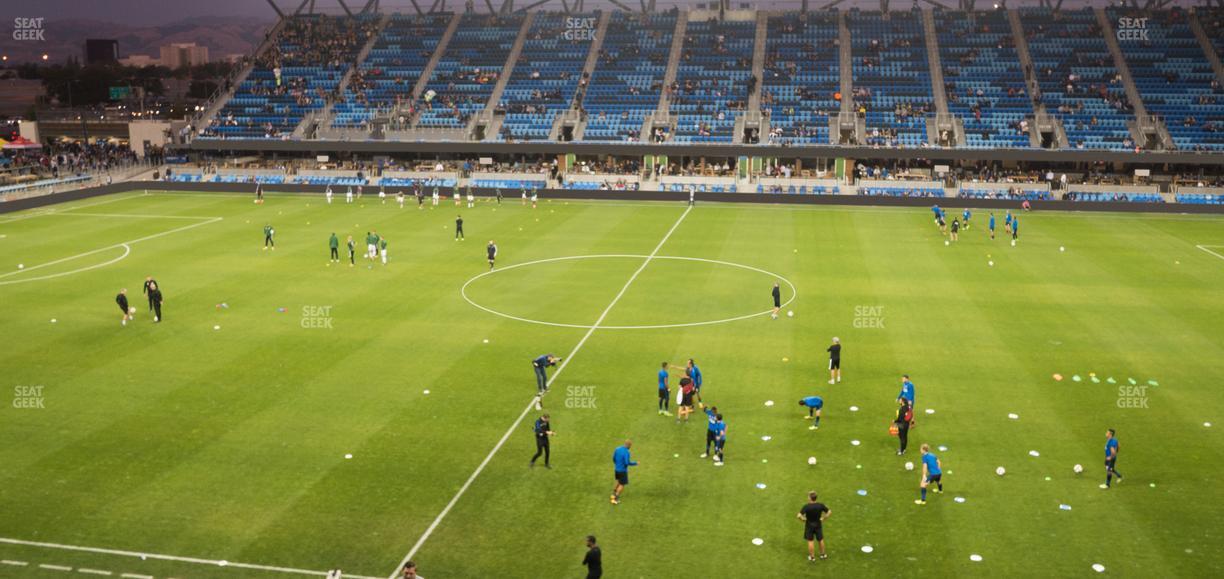 PayPal Park - Section 107 Seat View