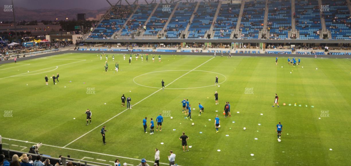 PayPal Park - Section 108 Seat View