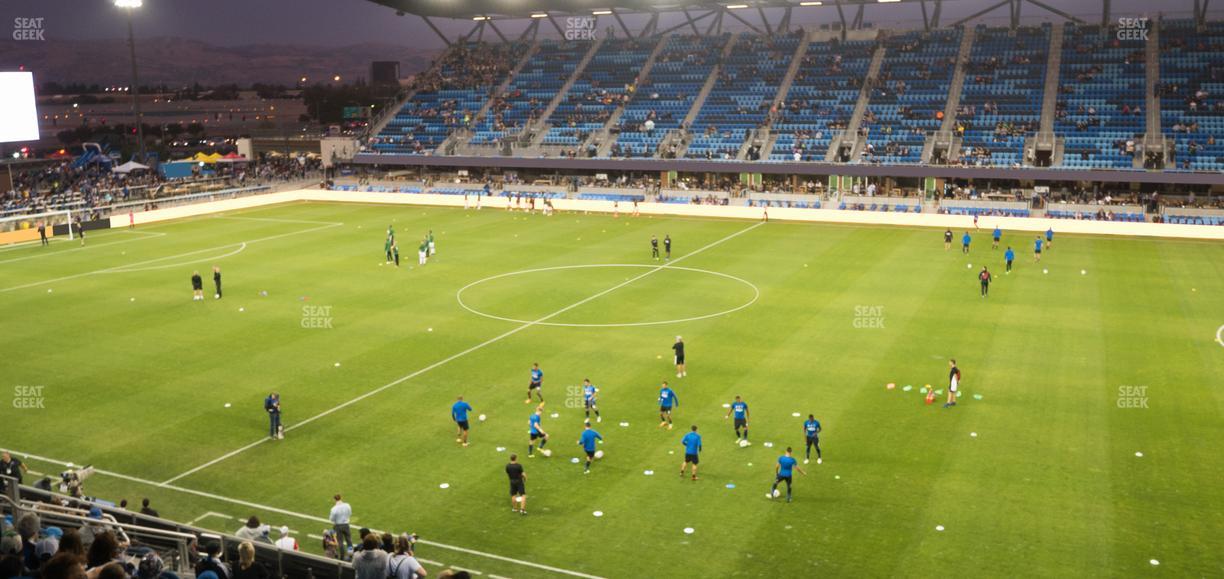 PayPal Park - Section 109 Seat View