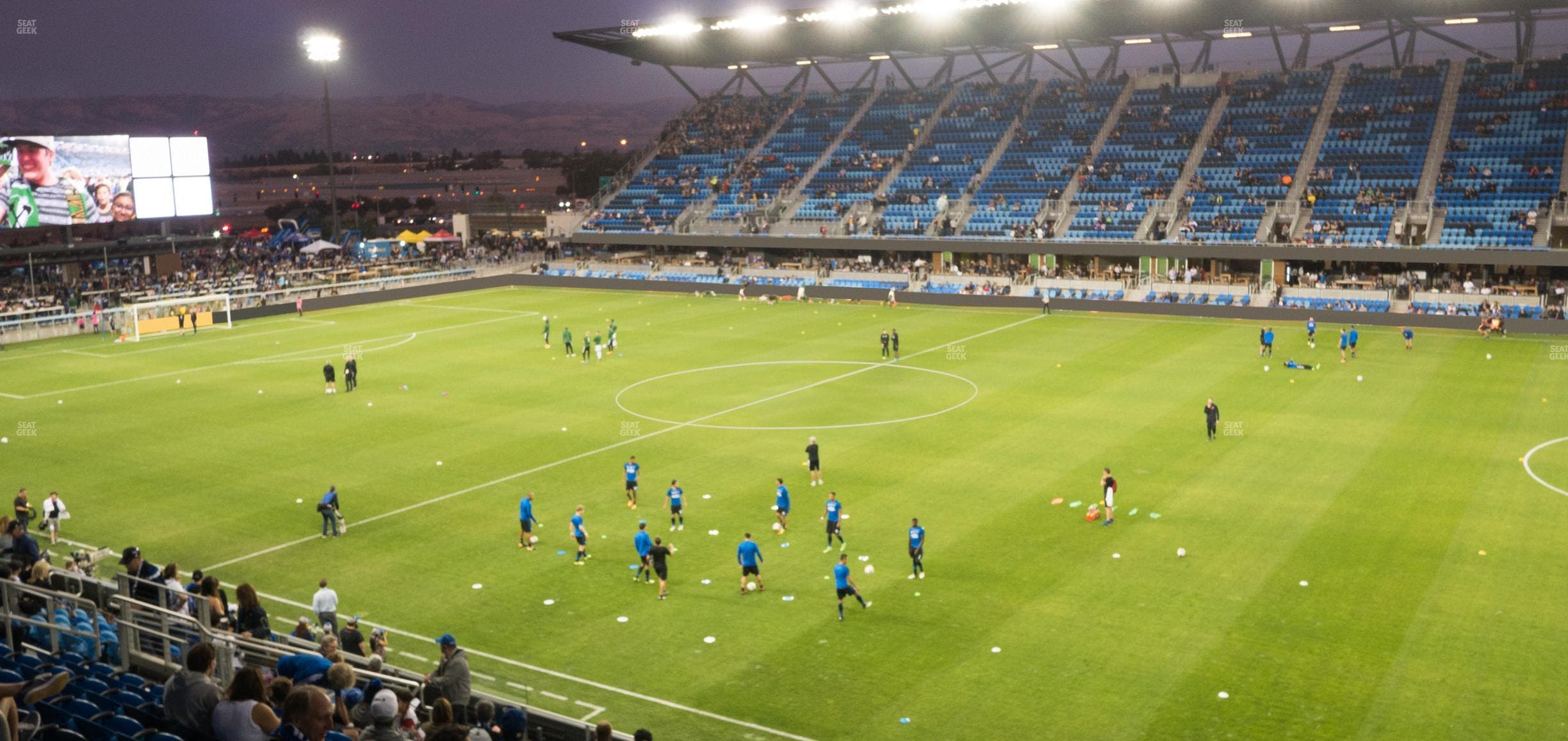 PayPal Park - Section 110 Seat View