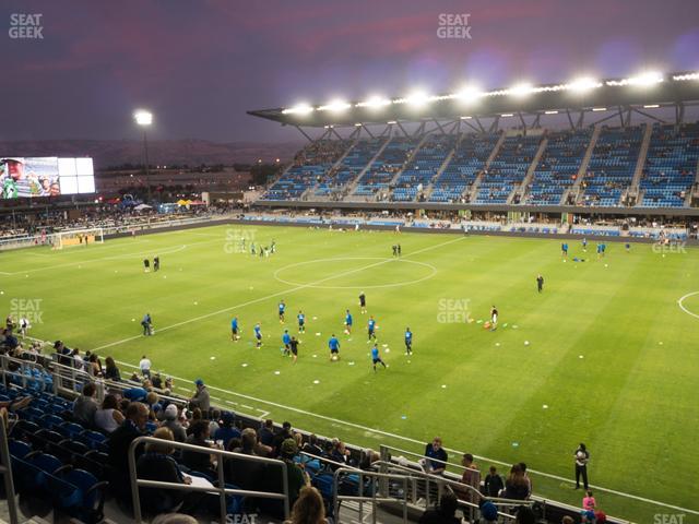 PayPal Park - Section 110 Seat View PayPal Park - Section 110 Seat View