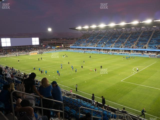 PayPal Park - Section 112 Seat View PayPal Park - Section 112 Seat View