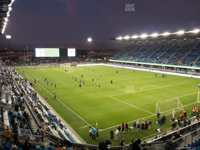 PayPal Park - Section 114 Seat View PayPal Park - Section 114 Seat View