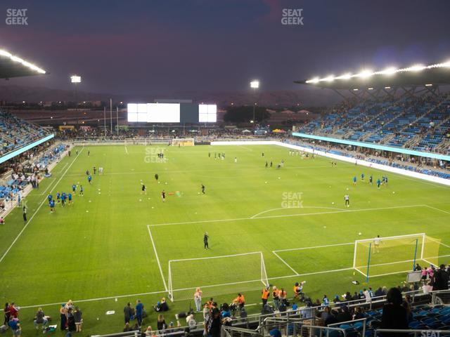 PayPal Park - Section 115 Seat View PayPal Park - Section 115 Seat View