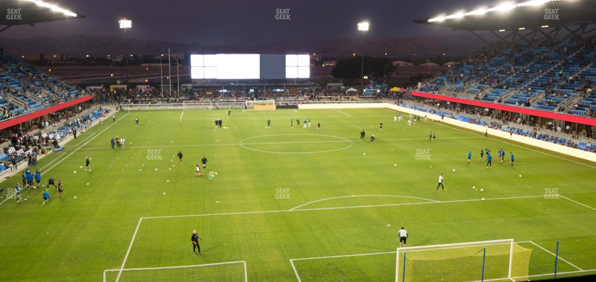 PayPal Park - Section 116 Seat View