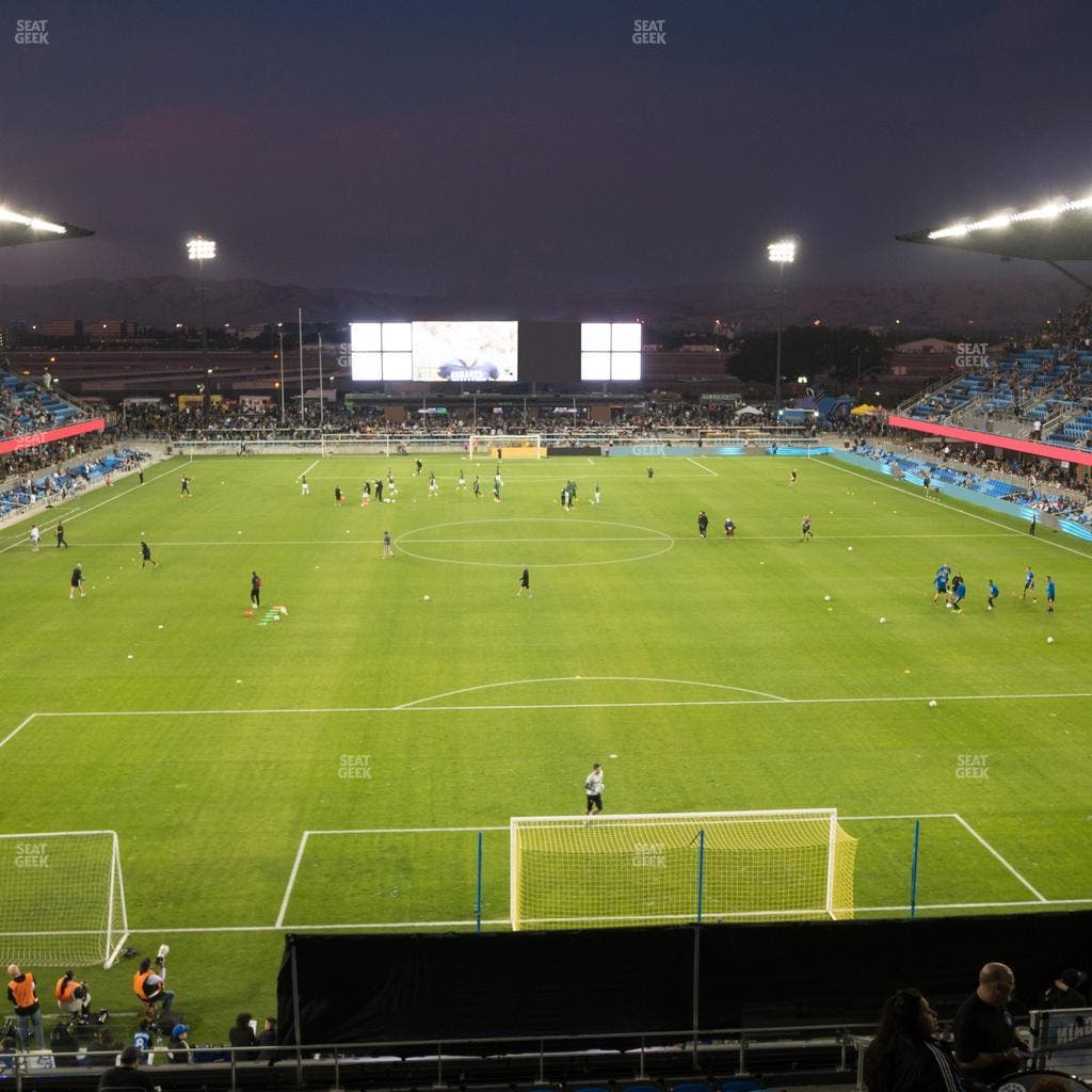 PayPal Park - Section 117 Supporters Reserved Seat View