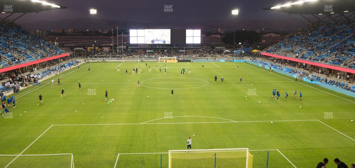 PayPal Park - Section 117 Supporters Reserved Seat View