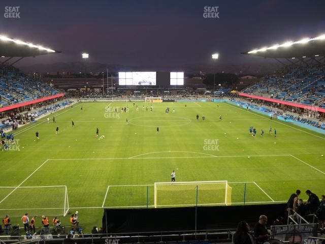 PayPal Park - Section 117 Supporters Reserved Seat View