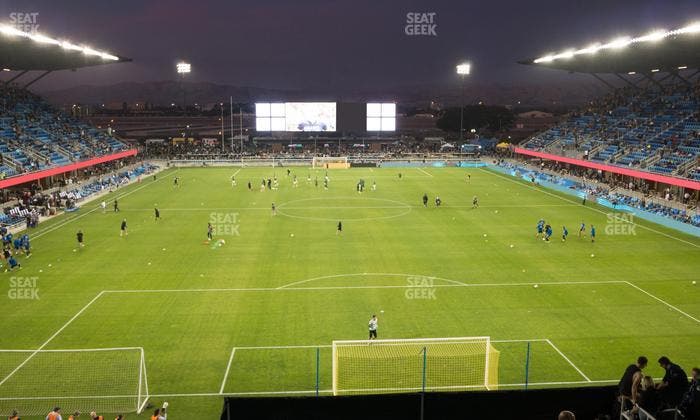 PayPal Park - Section 117 Supporters Reserved Seat View