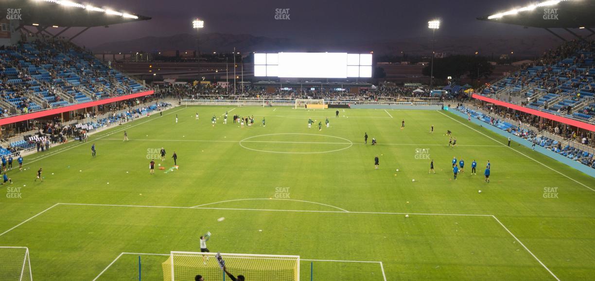 PayPal Park - Section 118 Supporters Reserved Seat View