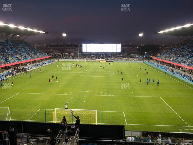 PayPal Park - Section 118 Supporters Reserved Seat View PayPal Park - Section 118 Supporters Reserved Seat View