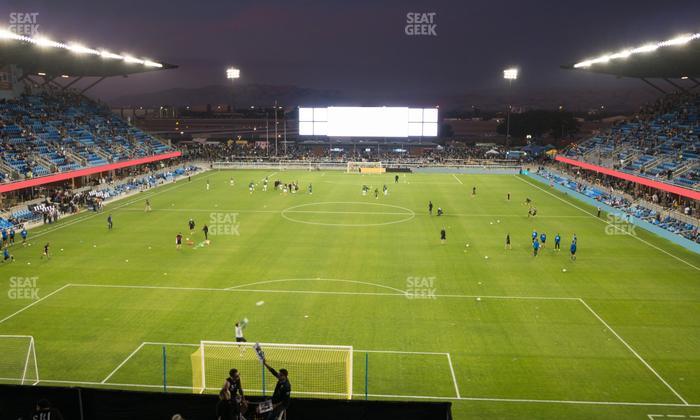 PayPal Park - Section 118 Supporters Reserved Seat View