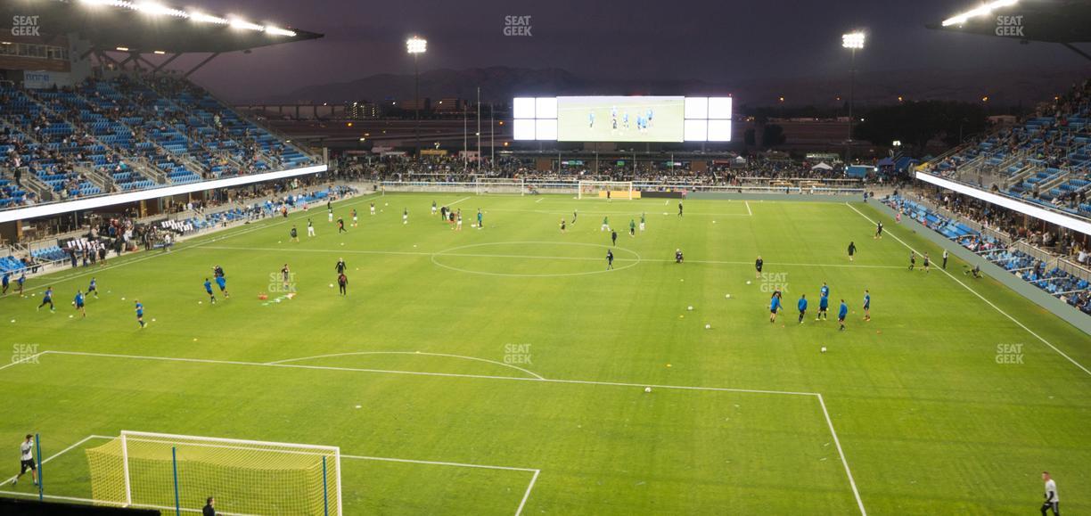 PayPal Park - Section 119 Seat View