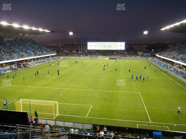 PayPal Park - Section 119 Seat View PayPal Park - Section 119 Seat View