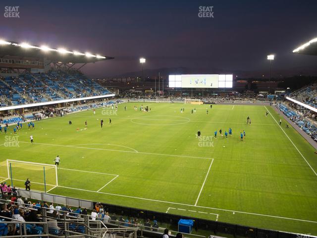 PayPal Park - Section 120 Seat View PayPal Park - Section 120 Seat View