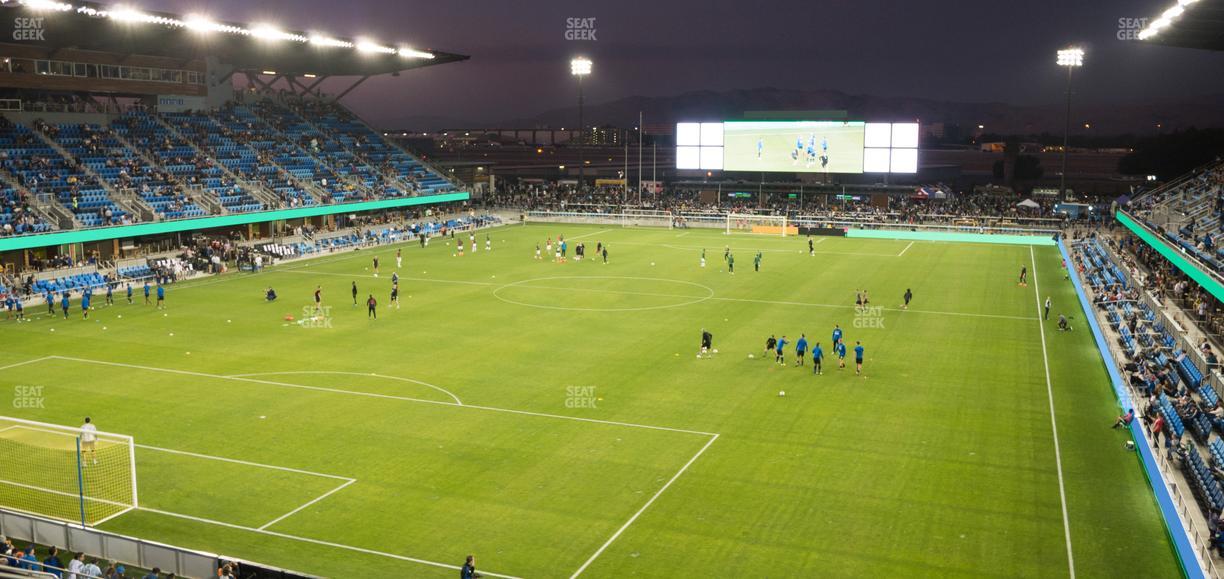 PayPal Park - Section 121 Seat View