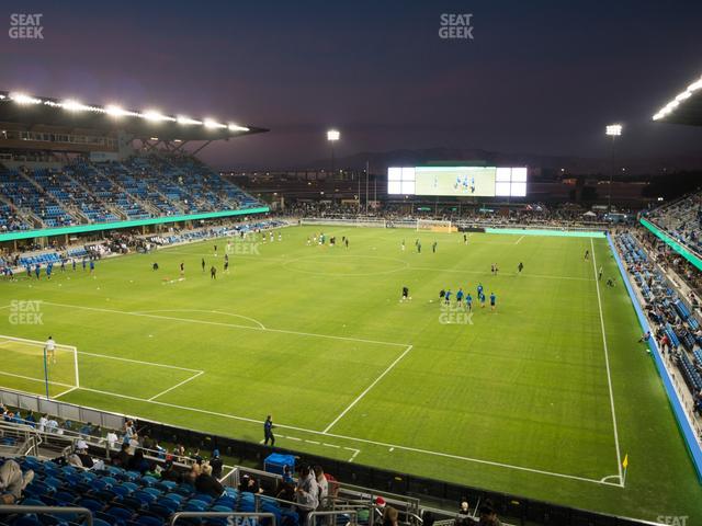 PayPal Park - Section 121 Seat View PayPal Park - Section 121 Seat View