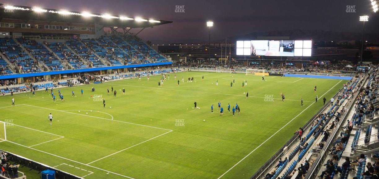 PayPal Park - Section 122 Seat View