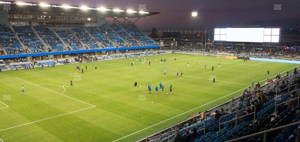 PayPal Park - Section 123 Seat View